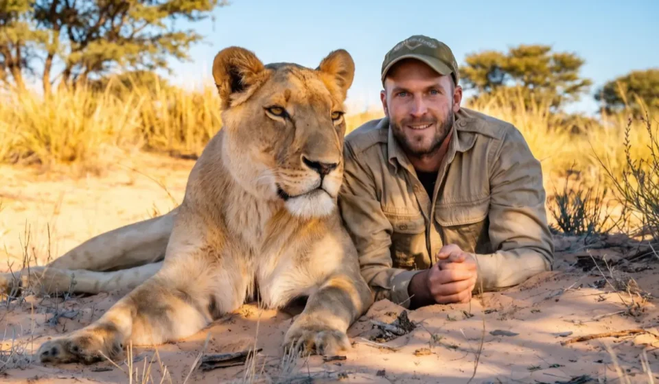 Valentin Grüner: Der „Löwenflüsterer” aus Botswana im Porträt valentin grüner
